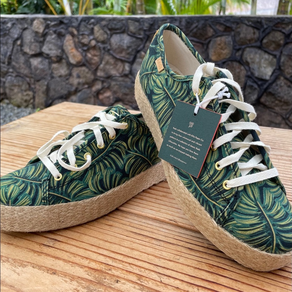 Keds-Paper Rifle, floral Monstera Sneakers